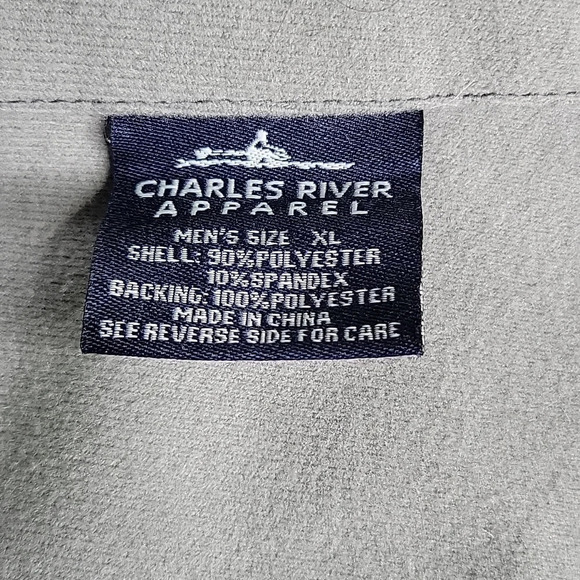 CHARLES RIVER Apparel Ultimate Soft Shell All‎ Seasons Black Jacket XL - Picture 10 of 10